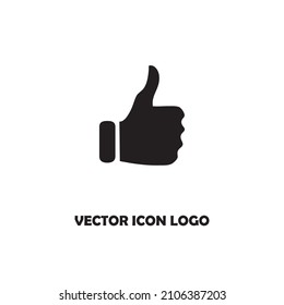 ejemplo del logotipo del icono del vector negro