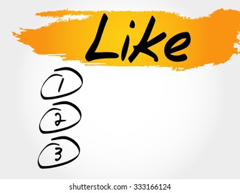 Like blank list, business concept