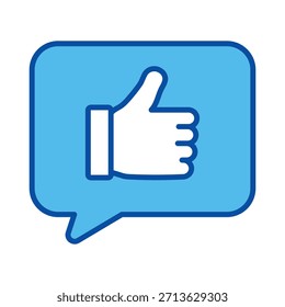 Like In Blue Style, Vector Illustration