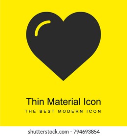 Like bright yellow material minimal icon or logo design