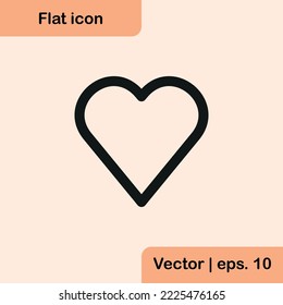 icono de botón corazón, icono de me gusta y amor, botón para sitio web y aplicación móvil