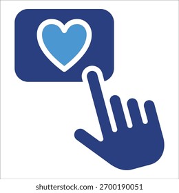 Like Button Icon Element For Design