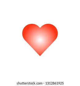 Like button icon. Social media heart sign