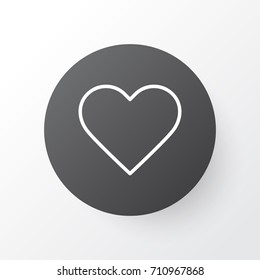 Like Button Icon Symbol. Premium Quality Isolated Follow Element In Trendy Style.