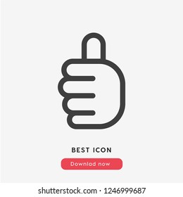 like button icon vector