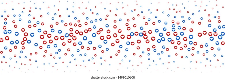 Like button. Media network. Sparkle background for marketing.