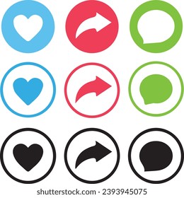 Like Button, Social Media, Enjoyment, Icon, Heart Shape