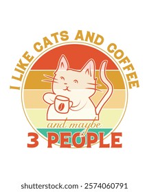 i like cats and coffee and maybe 3 people graphic design