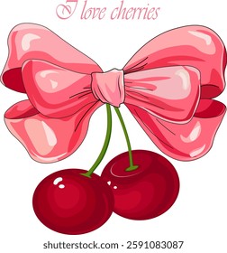 I like the cherry bow and the berries without a background.