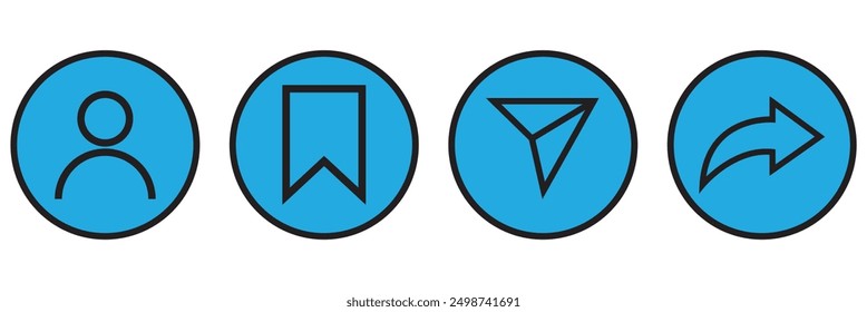 Like, comment heart and share icon set. Social network signs. line icons set, editable stroke isolated on white, linear vector outline illustration, symbol logo design style