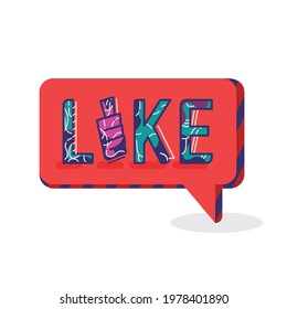 Like concept, like balloon icon design