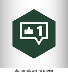 like counter icon