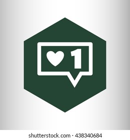 like counter icon