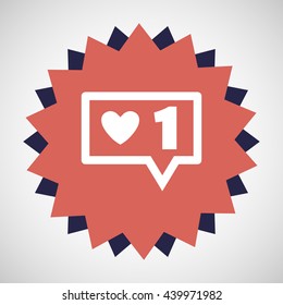like counter icon