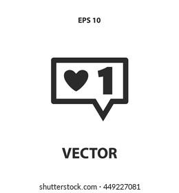 like counter icon