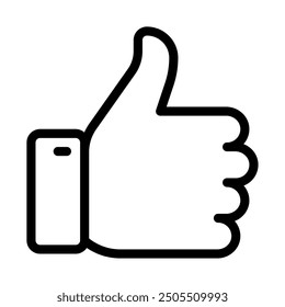 Like digital marketing icon illustration