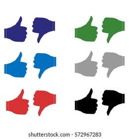 Like and dislike.