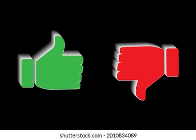 Como disgusto, gran diseño para cualquier propósito. Icono de medios sociales. Ilustración vectorial. Imagen de archivo.