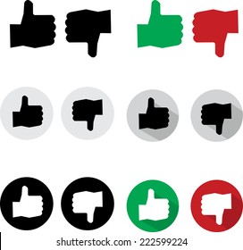Like and dislike icon