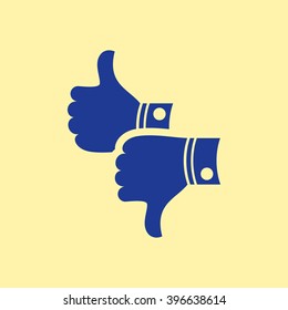 Like & Dislike Icon. 