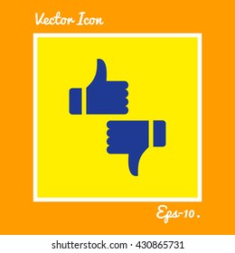 Like & Dislike Icon. Eps-10.