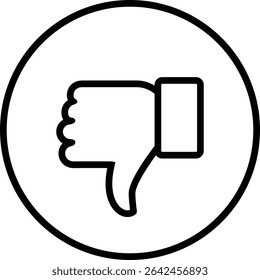 Like Dislike icon set Thumb down Thumb up