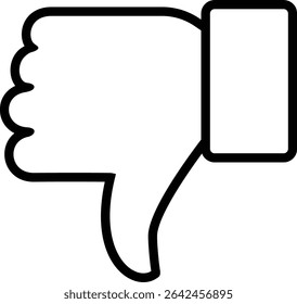 Like Dislike icon set Thumb down Thumb up