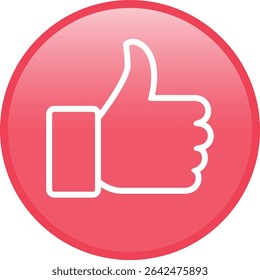 Like Dislike icon set Thumb down Thumb up