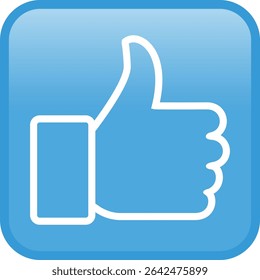 Like Dislike icon set Thumb down Thumb up