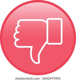 Like Dislike icon set Thumb down Thumb up