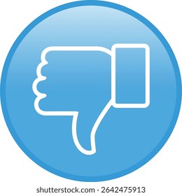 Like Dislike icon set Thumb down Thumb up