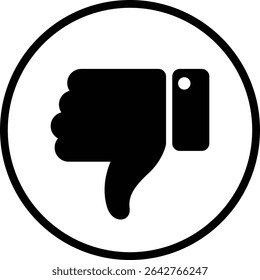 Like Dislike icon set Thumb down Thumb up	
