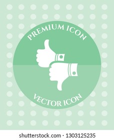 Like & Dislike Icon for Web. Application, Software & Graphic Design.