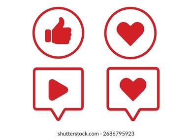 Como, disgusta, neutro, pulgares arriba, pulgares en el medio, pulgares abajo, icono de gestos de la mano en línea circular. Clasificación y Comentarios satisfecho, insatisfecho, conjunto de iconos de Encuesta neutral, Ilustración vectorial