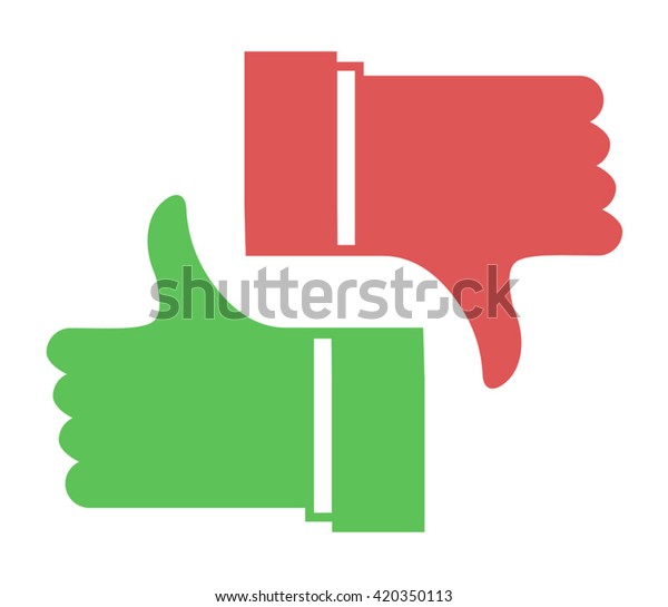 Like Dislike Symbols Stock Vector (Royalty Free) 420350113 | Shutterstock