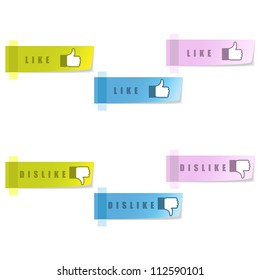 Like Dislike Tags