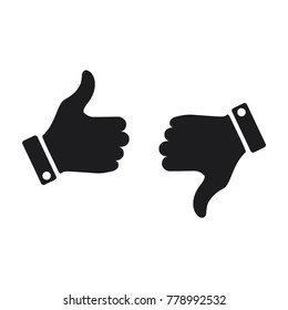 like dislike vector illustration, flat design best vector like dislike illustration 