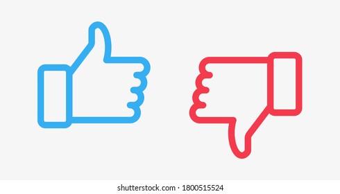 Wie und nicht wie Vektorgrafik-Symbole. Dreh das Symbol nach oben und Daumen runter. 