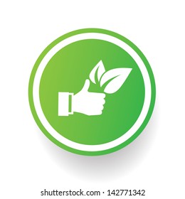 Like ecology symbol,vector