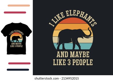 I like elephants and maybe three people  svg