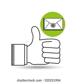 like  email concept sms letter vector illustration eps 10