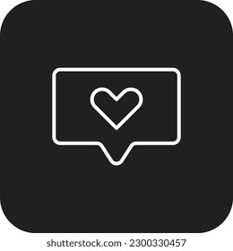 Like Feedback icon with black filled line style. social, hand, ok, up, good, thumb, love. Vector illustration