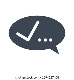 Like feedback icon, vector graphic.