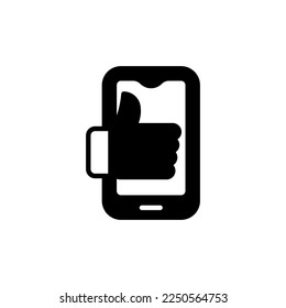 Like Feedback  icon in vector. Logotype