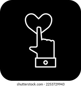 WIE Feedback-Symbole mit schwarz gefüllter Linie