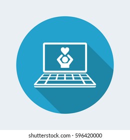 Like feedback - Vector icon for computer website or application