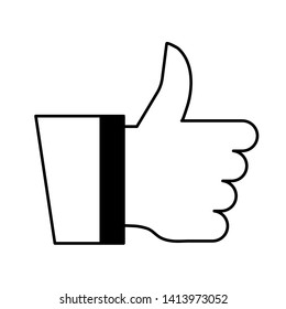 Like flat vector icon for web design