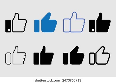 Like Flat Vector Icon,Sign,Symbol Design