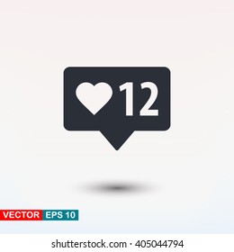 Like follower icon