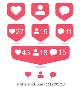 like follower icon interface social shape
